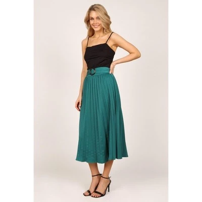 Petal And Pup Womens Anderson Pleat Midi Skirt 5 Petal And Pup Womens Anderson Pleat Midi Skirt - Image 3