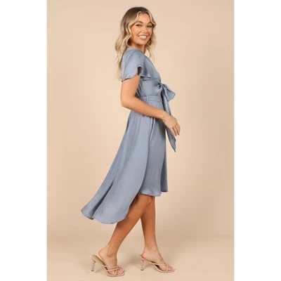 Petal And Pup Womens Amanda Hi Lo Tie Front Dress 6 Petal And Pup Womens Amanda Hi Lo Tie Front Dress - Image 4
