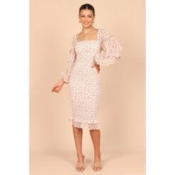 Petal And Pup Womens Bonita Shirred Frill Long Sleeve Bodycon Midi Dress 16 Petal And Pup Womens Bonita Shirred Frill Long Sleeve Bodycon Midi Dress -Clothing Discount Shop GUEST 34ebae92 79b5 44c8 b584 e045acdbe67e