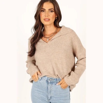 Petal And Pup Womens Shay Collar Knit Sweater 4 Petal And Pup Womens Shay Collar Knit Sweater - Image 2