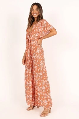 Petal And Pup Womens Luelle Tie Front Jumpsuit 5 Petal And Pup Womens Luelle Tie Front Jumpsuit - Image 3