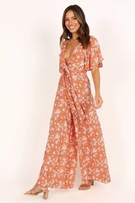 Petal And Pup Womens Luelle Tie Front Jumpsuit 4 Petal And Pup Womens Luelle Tie Front Jumpsuit - Image 2