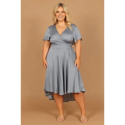 Petal And Pup Womens Amanda Hi Lo Tie Front Dress 7 Petal And Pup Womens Amanda Hi Lo Tie Front Dress - Image 5