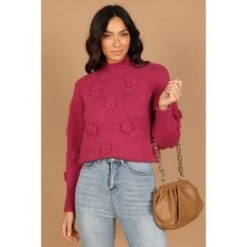 Petal And Pup Womens Raquel Mock Neck Flower Detail Knit Sweater 17 Petal And Pup Womens Raquel Mock Neck Flower Detail Knit Sweater -Clothing Discount Shop GUEST 55df603e 87b4 498f 8ba4 eb6d6a0f0e69