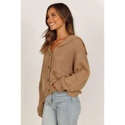 Petal And Pup Womens Amelia Oversize Collar Button Cardigan -Clothing Discount Shop GUEST 5c444f85 3a74 459e 8050 550c6cb027d4