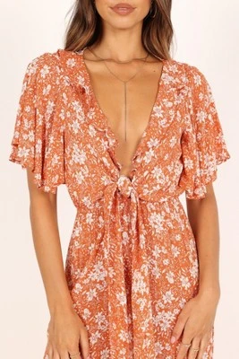 Petal And Pup Womens Luelle Tie Front Jumpsuit 3 Petal And Pup Womens Luelle Tie Front Jumpsuit