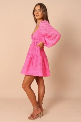 Petal And Pup Womens Augusta Long Sleeve Mini Dress 6 Petal And Pup Womens Augusta Long Sleeve Mini Dress - Image 4