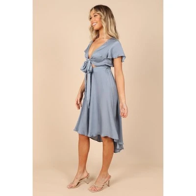Petal And Pup Womens Amanda Hi Lo Tie Front Dress 5 Petal And Pup Womens Amanda Hi Lo Tie Front Dress - Image 3
