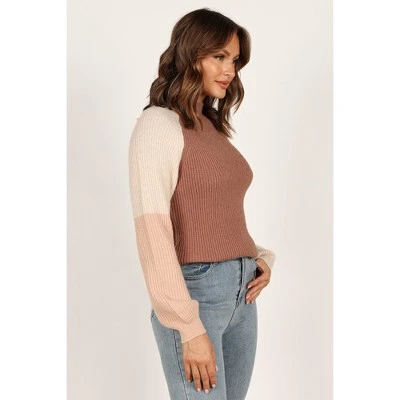 Petal And Pup Womens Sophia Colorblock Mockneck Knit Sweater 8 Petal And Pup Womens Sophia Colorblock Mockneck Knit Sweater - Image 6
