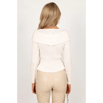 Petal And Pup Valerie Off Shoulder Knit Sweater 4 Petal And Pup Valerie Off Shoulder Knit Sweater - Image 2