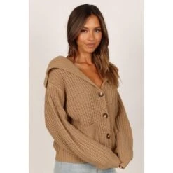 Petal And Pup Womens Amelia Oversize Collar Button Cardigan -Clothing Discount Shop GUEST a55fda71 967e 4003 8b01 5d4cca2095c3