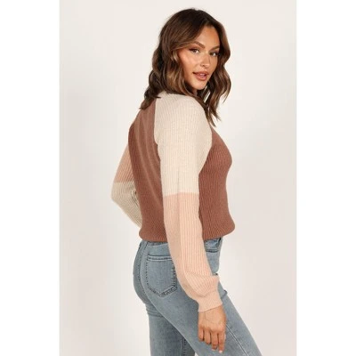 Petal And Pup Womens Sophia Colorblock Mockneck Knit Sweater 7 Petal And Pup Womens Sophia Colorblock Mockneck Knit Sweater - Image 5