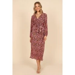 Petal And Pup Womens Minelli Pleat Midi Skirt