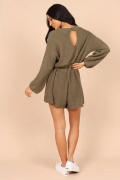 Petal And Pup Womens Sloane Sweater Romper