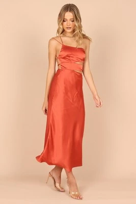 Petal And Pup Womens Forelle One Shoulder Cut Out Midi Dress 7 Petal And Pup Womens Forelle One Shoulder Cut Out Midi Dress - Image 5