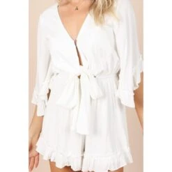 Petal And Pup Womens Tuilly Long Sleeve Romper