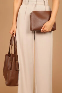 Joan Tote Bag - Brown -Clothing Discount Shop petal and pup usa accessories joan tote bag brown one size 32600341577905