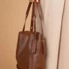 Joan Tote Bag - Brown -Clothing Discount Shop petal and pup usa accessories joan tote bag brown one size 32600341643441