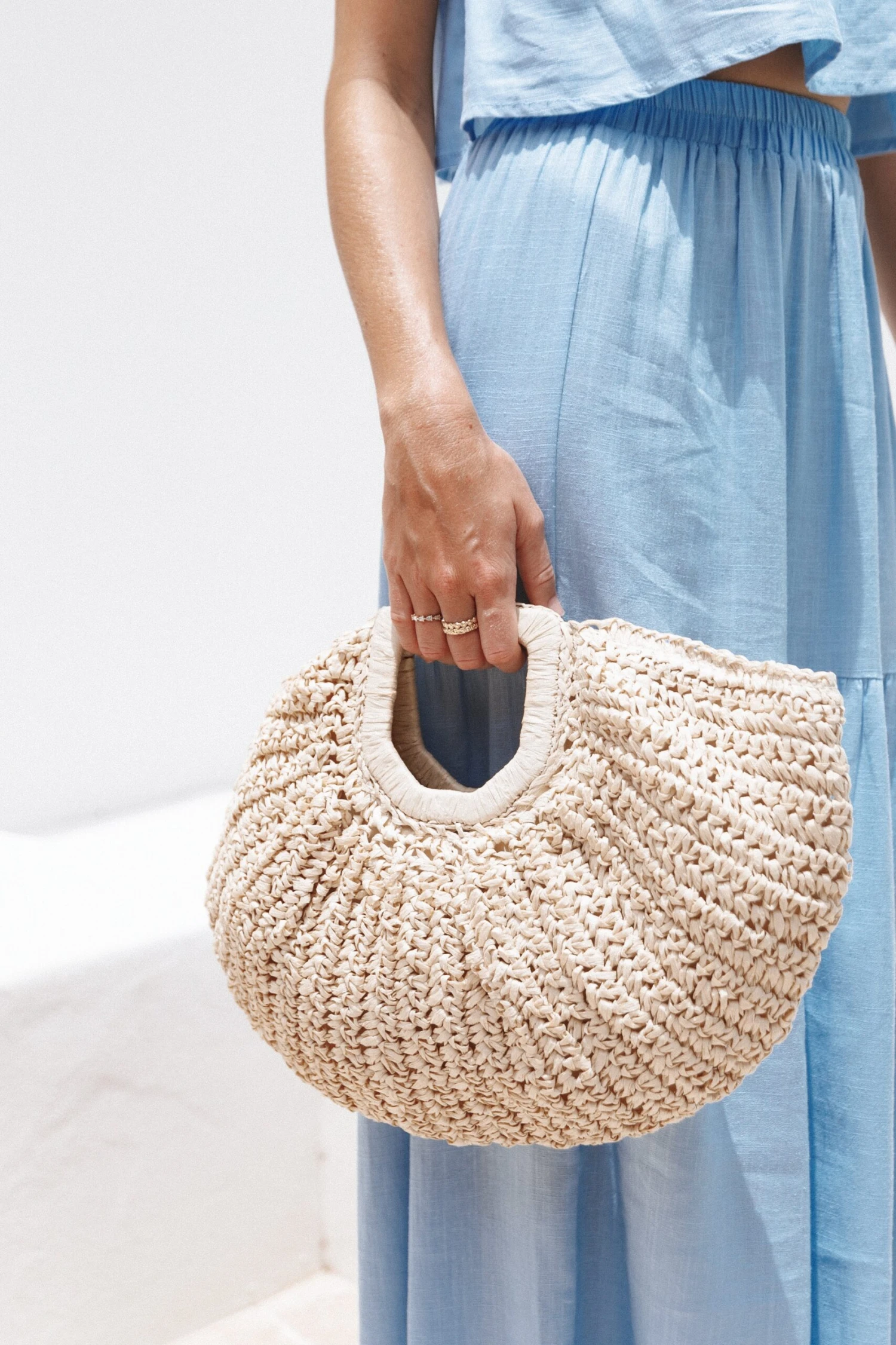 Luna Straw Bag - Natural 4 Luna Straw Bag - Natural - Image 2