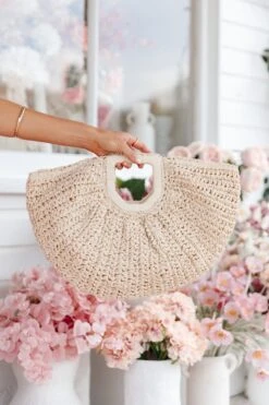 Luna Straw Bag - Natural