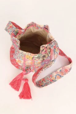Magnolia Tassel Bag - Pink Patchwork -Clothing Discount Shop petal and pup usa accessories magnoli tassel bag pink patchwork one size 33690348617905