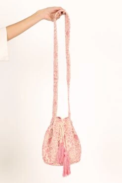 Magnolia Tassel Bag - Pink 8 Magnolia Tassel Bag - Pink -Clothing Discount Shop petal and pup usa accessories magnolia tassel bag pink one size 33752450367665
