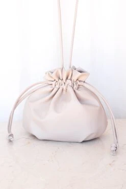 Poppy Drawstring Bag - Cream -Clothing Discount Shop petal and pup usa accessories poppy drawstring bag cream one size 32924870901937