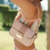 Reese Shoulder Bag - Pink -Clothing Discount Shop petal and pup usa accessories reese shoulder bag pink one size 33903704637617