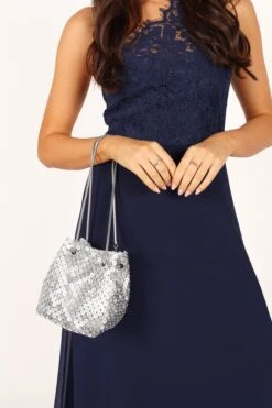 Valentina Embellished Bag - Silver -Clothing Discount Shop petal and pup usa accessories valentina embellished bag silver one size 33752450269361