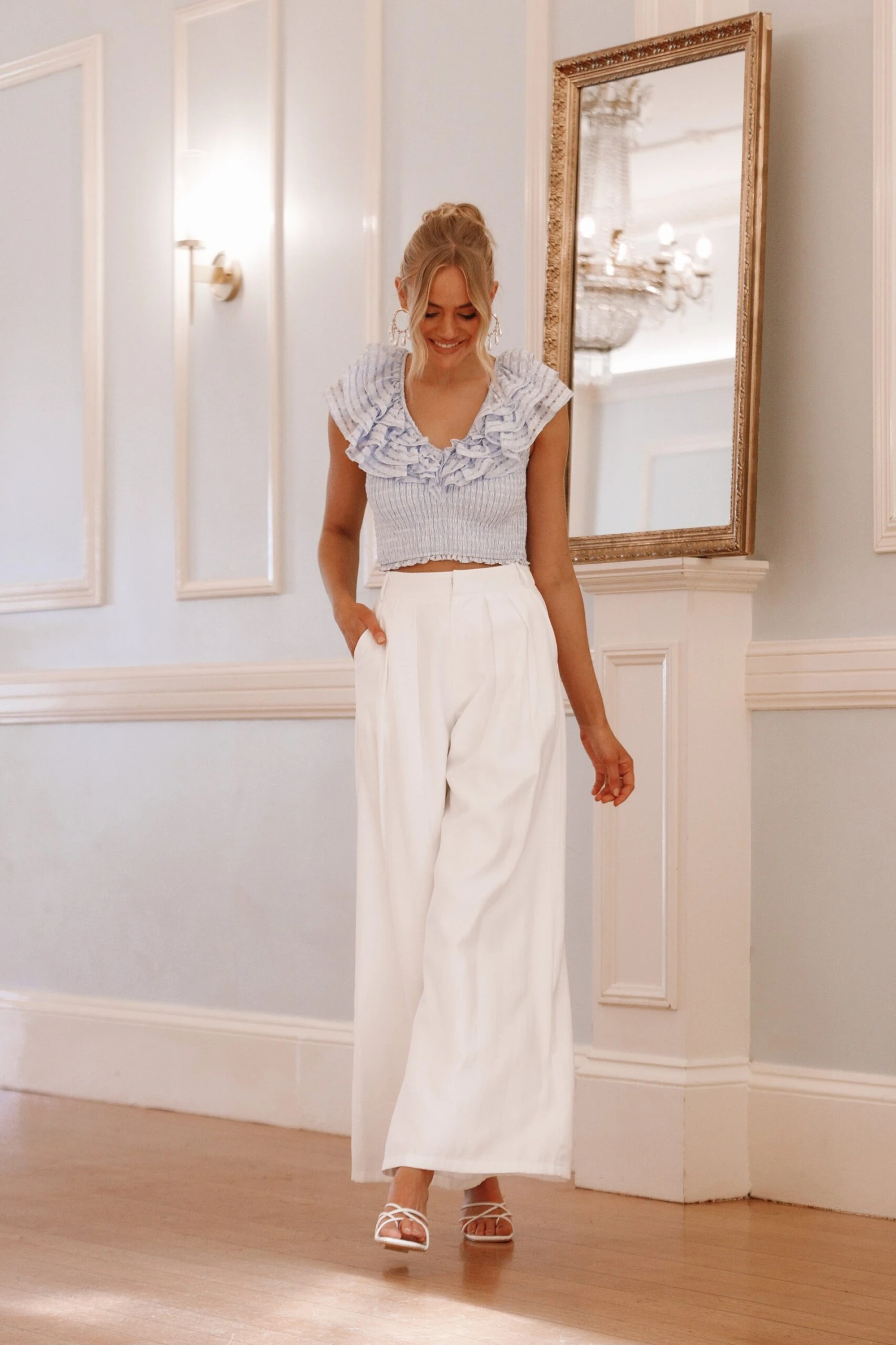 Alexa Pant - White 3 Alexa Pant - White