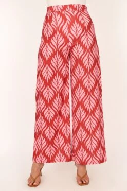 Alexia Wide Leg Pants - Pink 16 Alexia Wide Leg Pants - Pink -Clothing Discount Shop petal and pup usa bottoms alexia wide leg pants pink 33810819023025