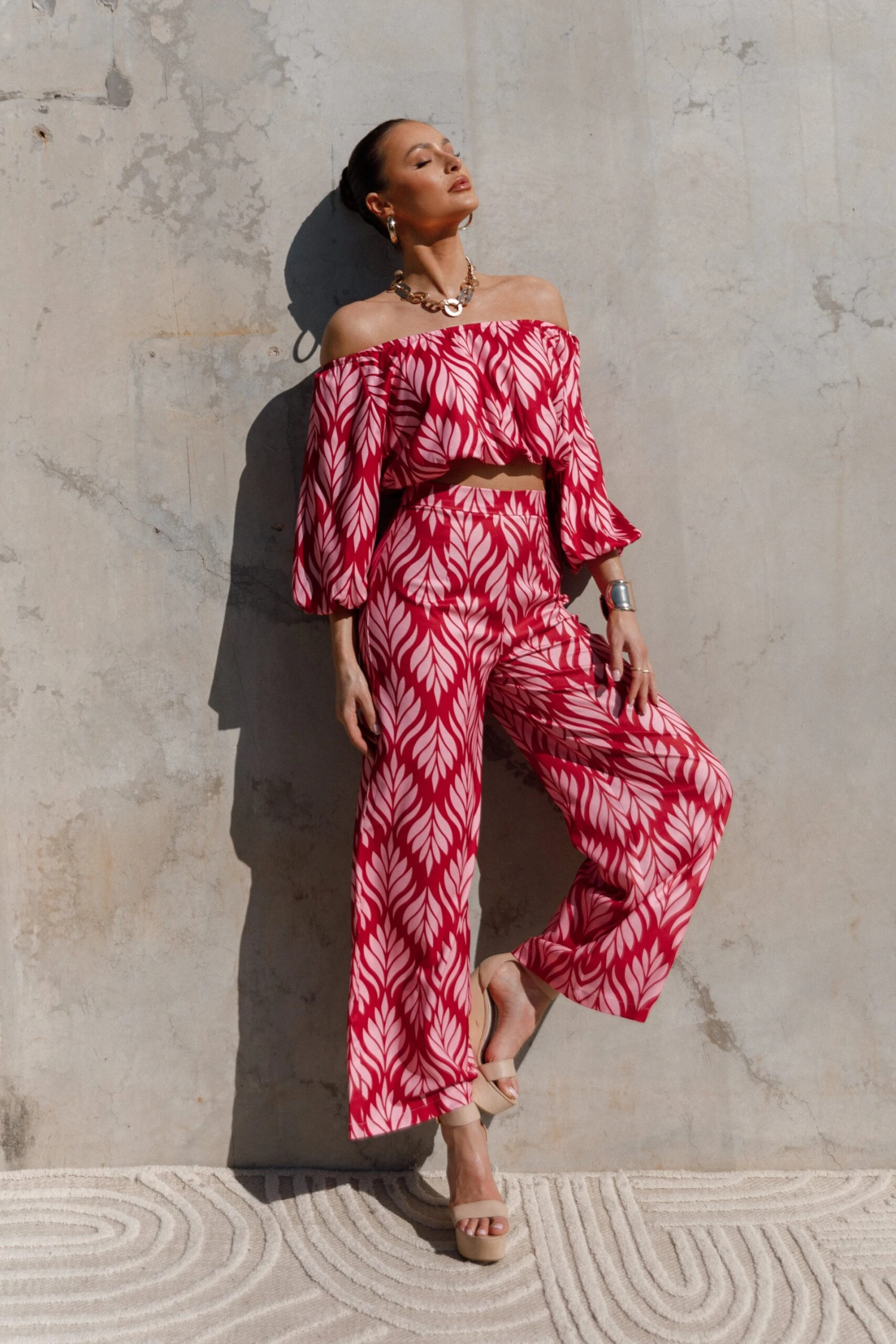 Alexia Wide Leg Pants - Pink 4 Alexia Wide Leg Pants - Pink - Image 2