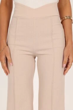 Archie High Waisted Tailored Pants - Beige 12 Archie High Waisted Tailored Pants - Beige -Clothing Discount Shop petal and pup usa bottoms archie high waisted tailored pants beige 33378344894641