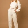 Benny High Waisted Pants - Cream 2 Benny High Waisted Pants - Cream -Clothing Discount Shop petal and pup usa bottoms benny high waisted pants cream 33062072352945
