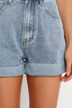 Daisy Shorts - Light Blue Wash -Clothing Discount Shop petal and pup usa bottoms daisy shorts light blue wash 31477150711985