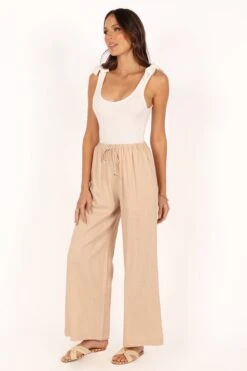 Harley Pant - Beige 14 Harley Pant - Beige -Clothing Discount Shop petal and pup usa bottoms harley pant beige 33722378748081