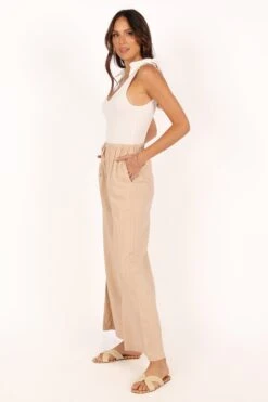 Harley Pant - Beige 15 Harley Pant - Beige -Clothing Discount Shop petal and pup usa bottoms harley pant beige 33722378780849