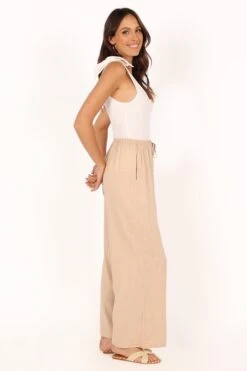 Harley Pant - Beige 18 Harley Pant - Beige -Clothing Discount Shop petal and pup usa bottoms harley pant beige 33722378879153