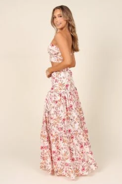 Hydra Maxi Skirt - White Floral -Clothing Discount Shop petal and pup usa bottoms hydra maxi skirt white floral 32041033892017