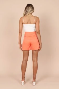 Kali Tailored Shorts - Orange 13 Kali Tailored Shorts - Orange -Clothing Discount Shop petal and pup usa bottoms kali tailored shorts orange 32283953889457