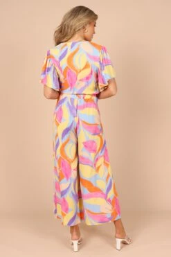 Luis Wide Leg Pants - Blue Multi -Clothing Discount Shop petal and pup usa bottoms luis wide leg pants blue multi 32264735064241