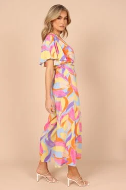 Luis Wide Leg Pants - Blue Multi -Clothing Discount Shop petal and pup usa bottoms luis wide leg pants blue multi 32264735097009