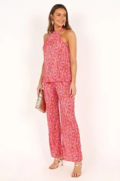 Lulu Plisse Pants - Hot Pink 16 Lulu Plisse Pants - Hot Pink -Clothing Discount Shop petal and pup usa bottoms lulu plisse pants hot pink 33512682422449