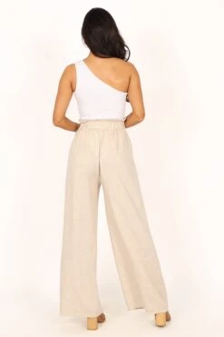 Petra Wide Leg Pant - Oatmeal 15 Petra Wide Leg Pant - Oatmeal -Clothing Discount Shop petal and pup usa bottoms petra wide leg pant oatmeal 33836377833649