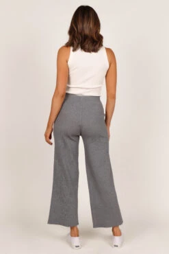 Pyrus Knitted Pant - Dark Grey -Clothing Discount Shop petal and pup usa bottoms pyrus knitted pant dark grey 33245761274033