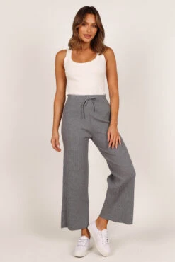 Pyrus Knitted Pant - Dark Grey