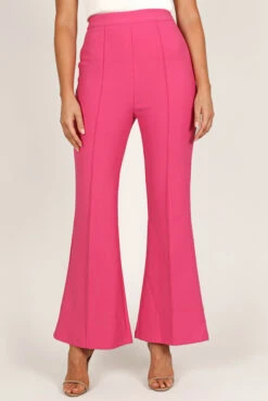 Rutherford Flared Ponte Pant - Fuchsia 12 Rutherford Flared Ponte Pant - Fuchsia -Clothing Discount Shop petal and pup usa bottoms rutherford flared ponte pant fuchsia 33351118323889