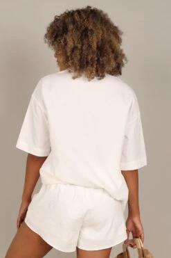 Tahlia Shorts - White -Clothing Discount Shop petal and pup usa bottoms tahlia shorts white 33690324828337