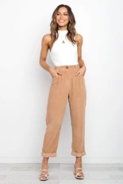 Talaren Cord Pant - Beige 10 Talaren Cord Pant - Beige -Clothing Discount Shop petal and pup usa bottoms talaren cord pant beige 33871059157169