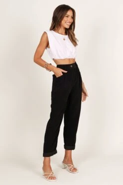 Talaren Pant - Black -Clothing Discount Shop petal and pup usa bottoms talaren pant black 33207370875057